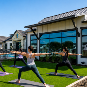 Outdoor Yoga Lawn
